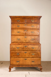 18th Century Walnut Chest on chest