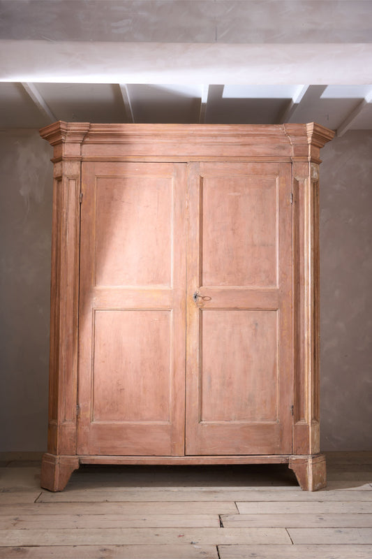 Monumental 17th Century painted Italian cupboard