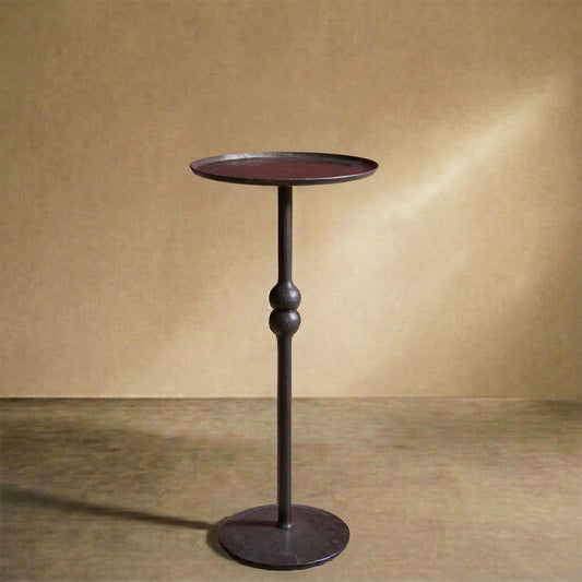The 'Brokkr' forged steel martini table - Inverted - TallBoy Interiors