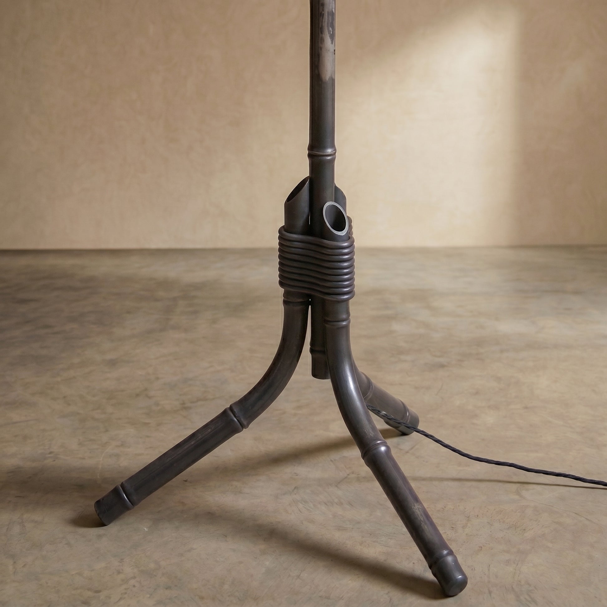 The 'Chinoiserie' forged steel floor lamp - TallBoy Interiors