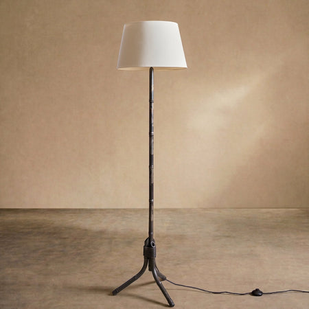 The 'Chinoiserie' forged steel floor lamp - TallBoy Interiors