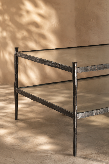 The forged 'Mjolnir' Coffee table - rectangle - TallBoy Interiors