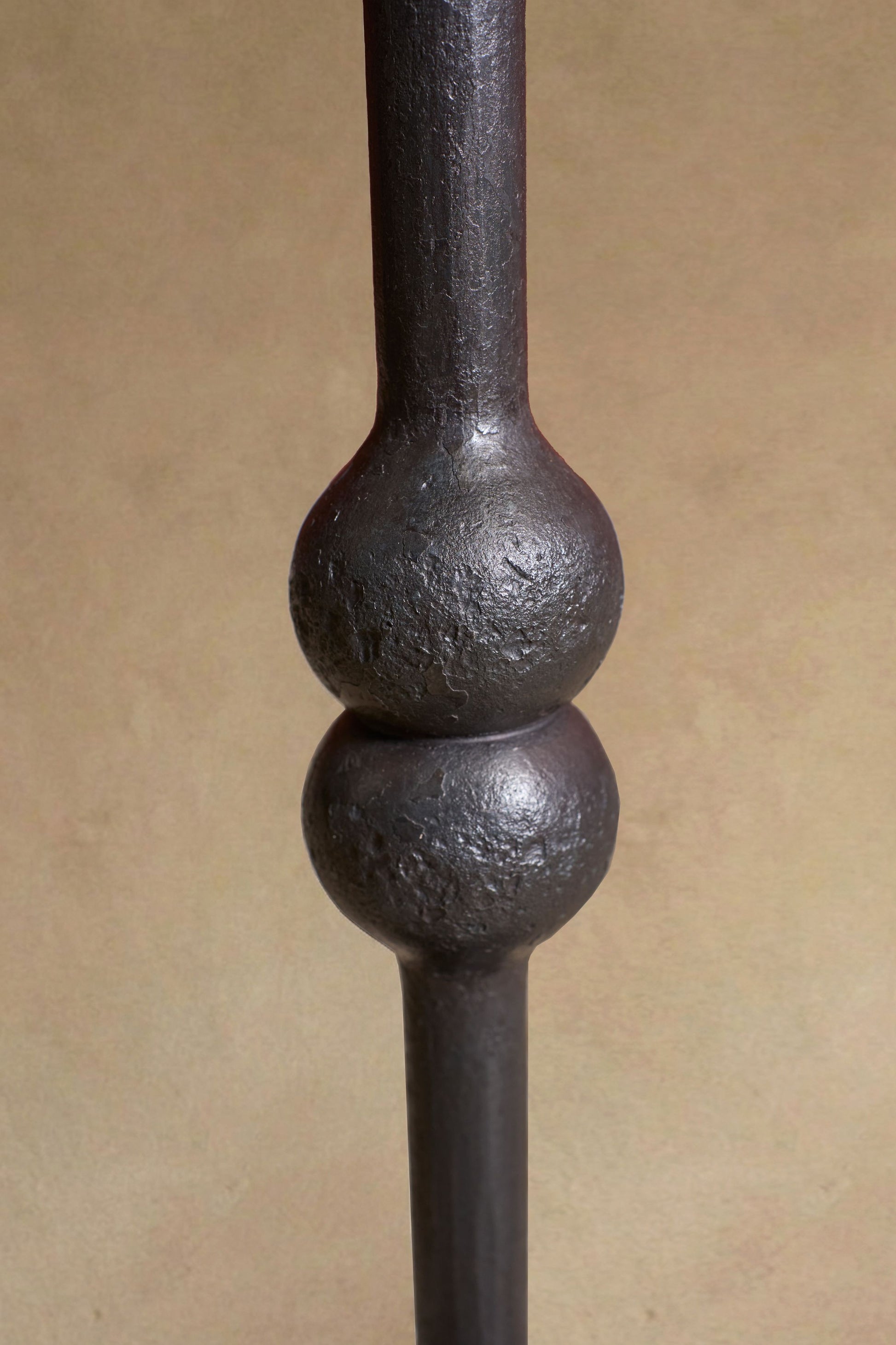 The 'Brokkr' forged steel martini table with quartzite top - TallBoy Interiors
