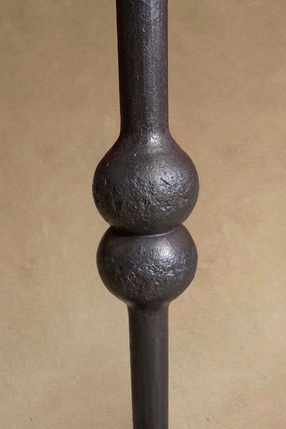 The 'Brokkr' forged steel martini table with quartzite top - TallBoy Interiors
