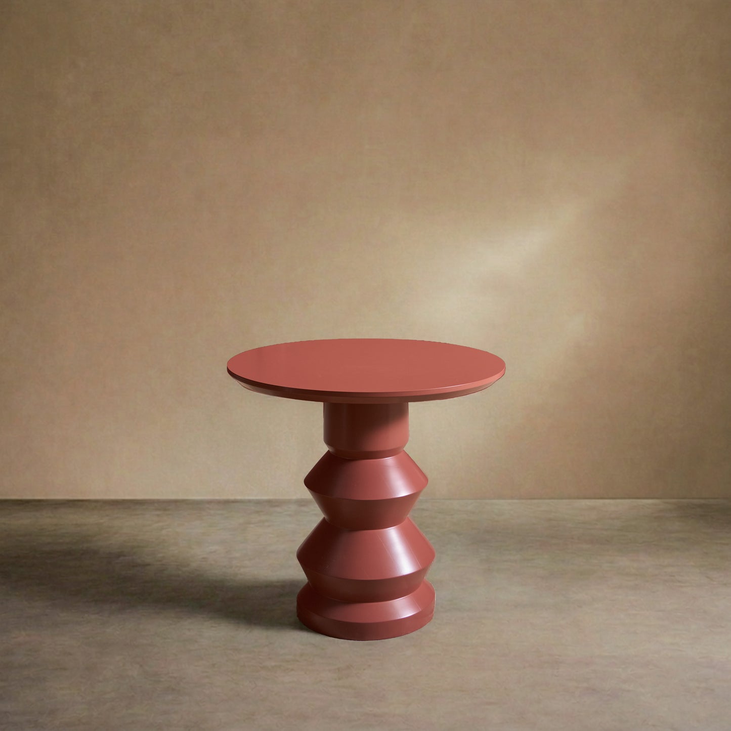'Glen' turned wood and lacquered side table - Highland - TallBoy Interiors