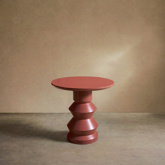 'Glen' turned wood and lacquered side table - Highland - TallBoy Interiors