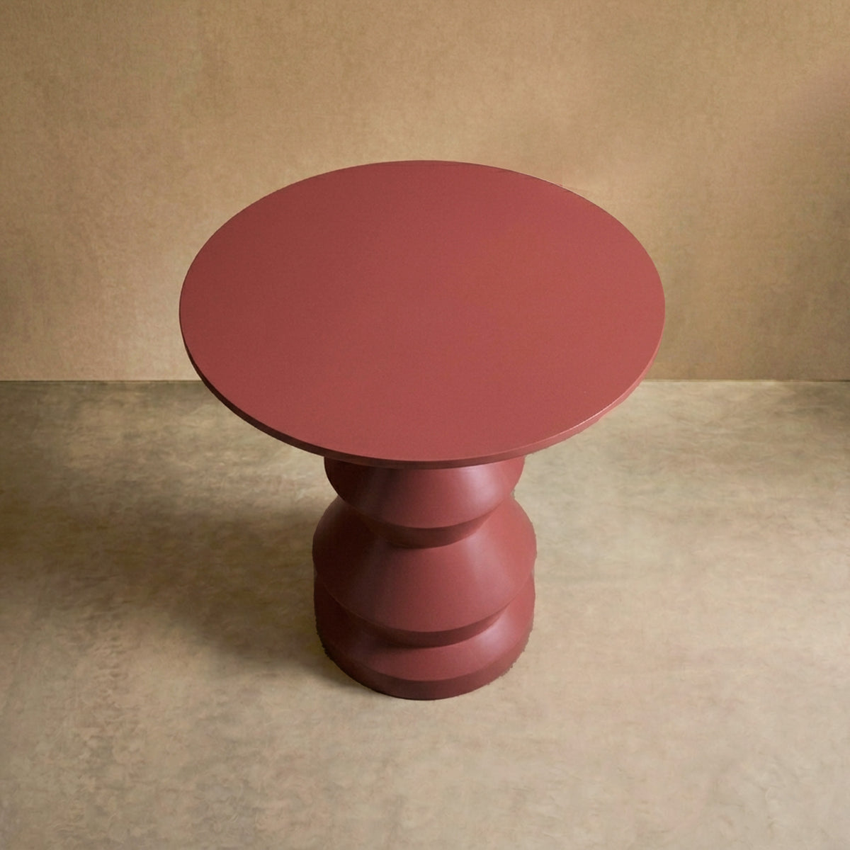 'Glen' turned wood and lacquered side table - Highland - TallBoy Interiors