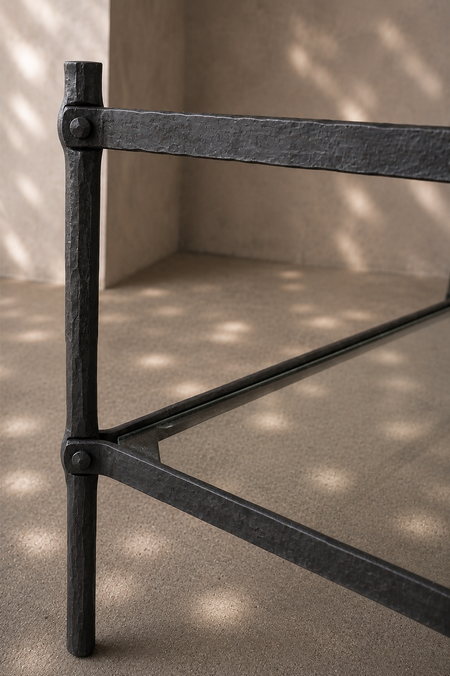 The riveted 'Mjolnir' Coffee table - Square - TallBoy Interiors