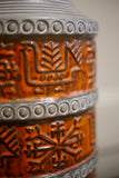 20th Century West German Aztec pattern large vase - TallBoy Interiors