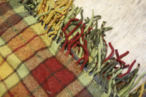 Recycled Wool Waterproof Picnic Blanket in Buchanan Autumn Tartan
