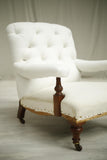 RESERVED Antique Pair of 19th century country house open armchairs