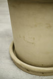 Modern clay garden pot- Large Beige