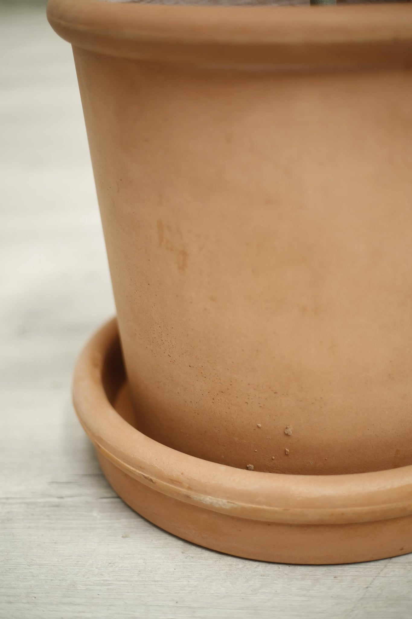 Modern clay garden pot- Small blush