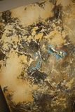 Huge abstract painting by Lindi Kirwin - Copper - TallBoy Interiors