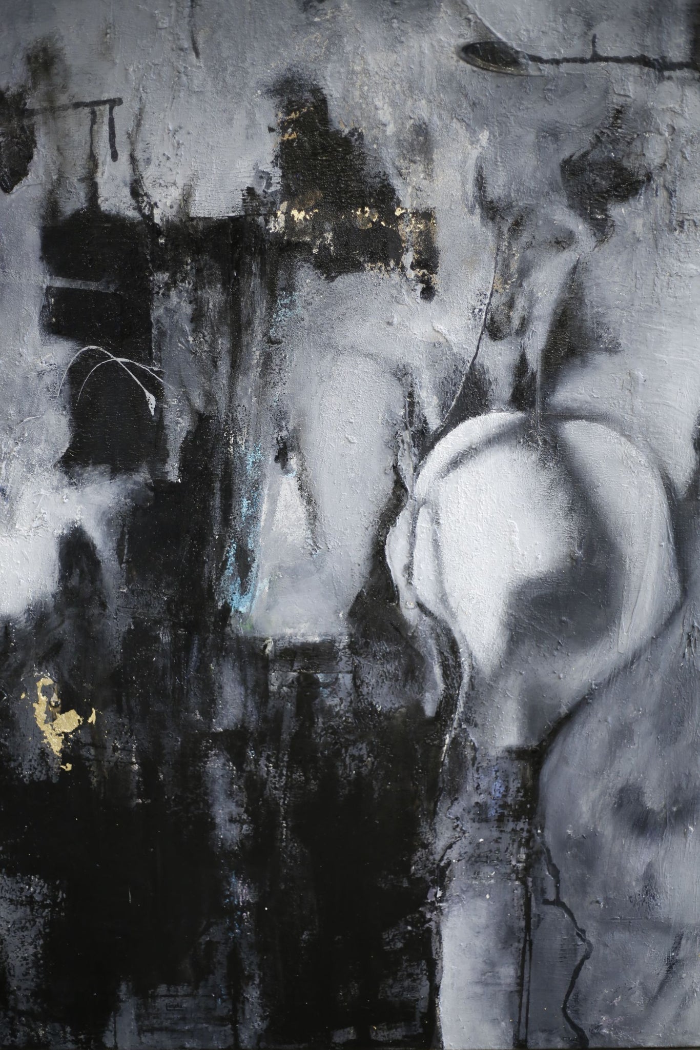 Huge Abstract painting by Lindi Kirwin- Urban - TallBoy Interiors