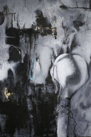 Huge Abstract painting by Lindi Kirwin- Urban - TallBoy Interiors