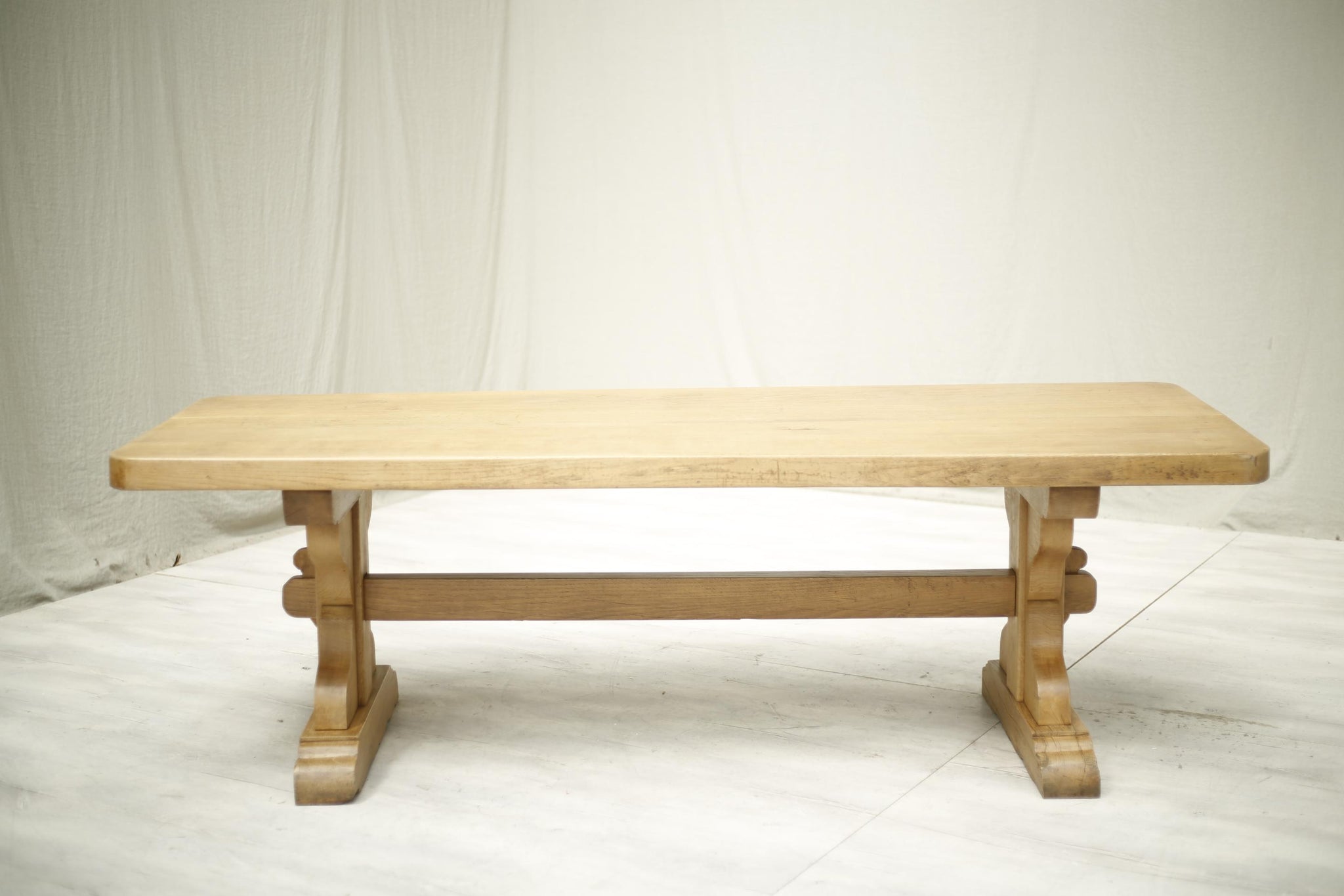 Antique 19th century Oak refectory dining table