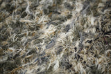 British made Selvedge tufted rug- Grey