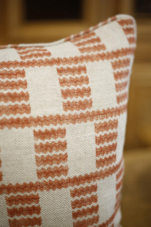 Fermoie orange print scatter cushion- 20inch