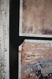 Mixed media abstract painting by Philip Wiseman - Trio - TallBoy Interiors