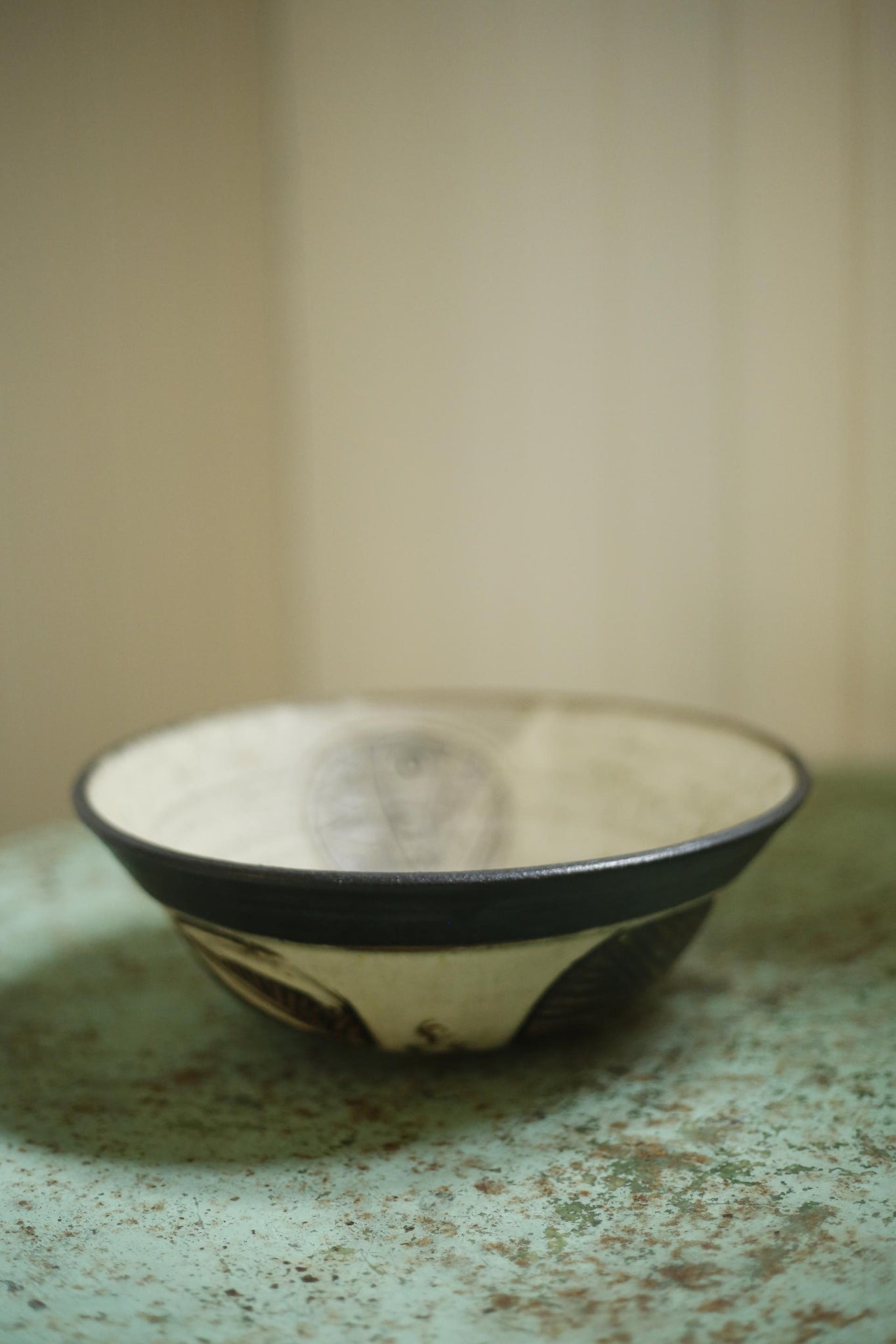 20th century large patterned bowl