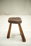 French mid century Rustic stool