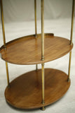 Antique Georgian mahogany and brass wash stand