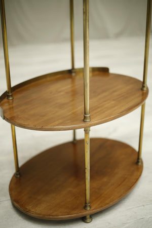Antique Georgian mahogany and brass wash stand