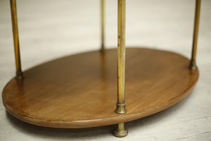 Antique Georgian mahogany and brass wash stand
