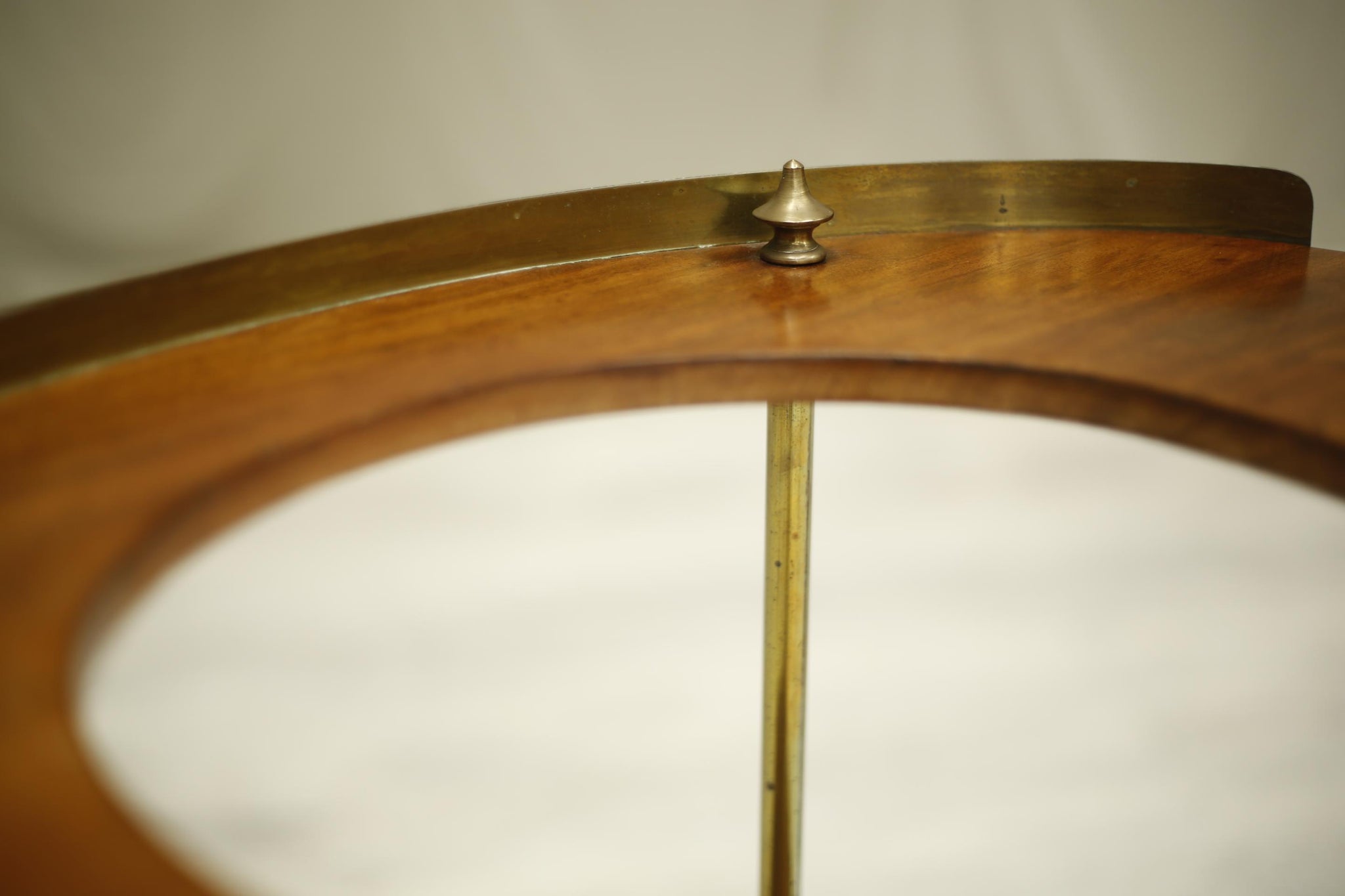 Antique Georgian mahogany and brass wash stand