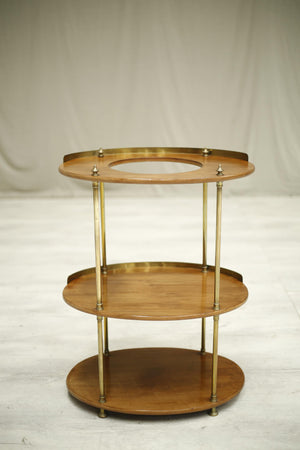 Antique Georgian mahogany and brass wash stand