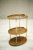 Antique Georgian mahogany and brass wash stand