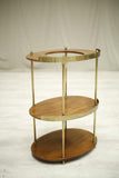Antique Georgian mahogany and brass wash stand