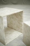Pair of mid 20th century Stone cube side tables