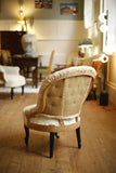 Napoleon III buttoned nursing chair - TallBoy Interiors