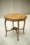 Antique Edwardian Birdseye maple side table