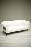 RESERVED Antique Victorian chesterfield sofa with turned legs