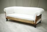 Antique Victorian Chesterfield sofa with cabriole legs
