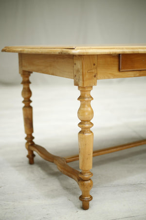 Antique Early 20th century French cherrywood writing table