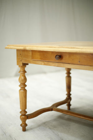 Antique Early 20th century French cherrywood writing table
