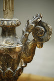 19th century Gesso covered finial table lamp