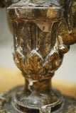 19th century Gesso covered finial table lamp