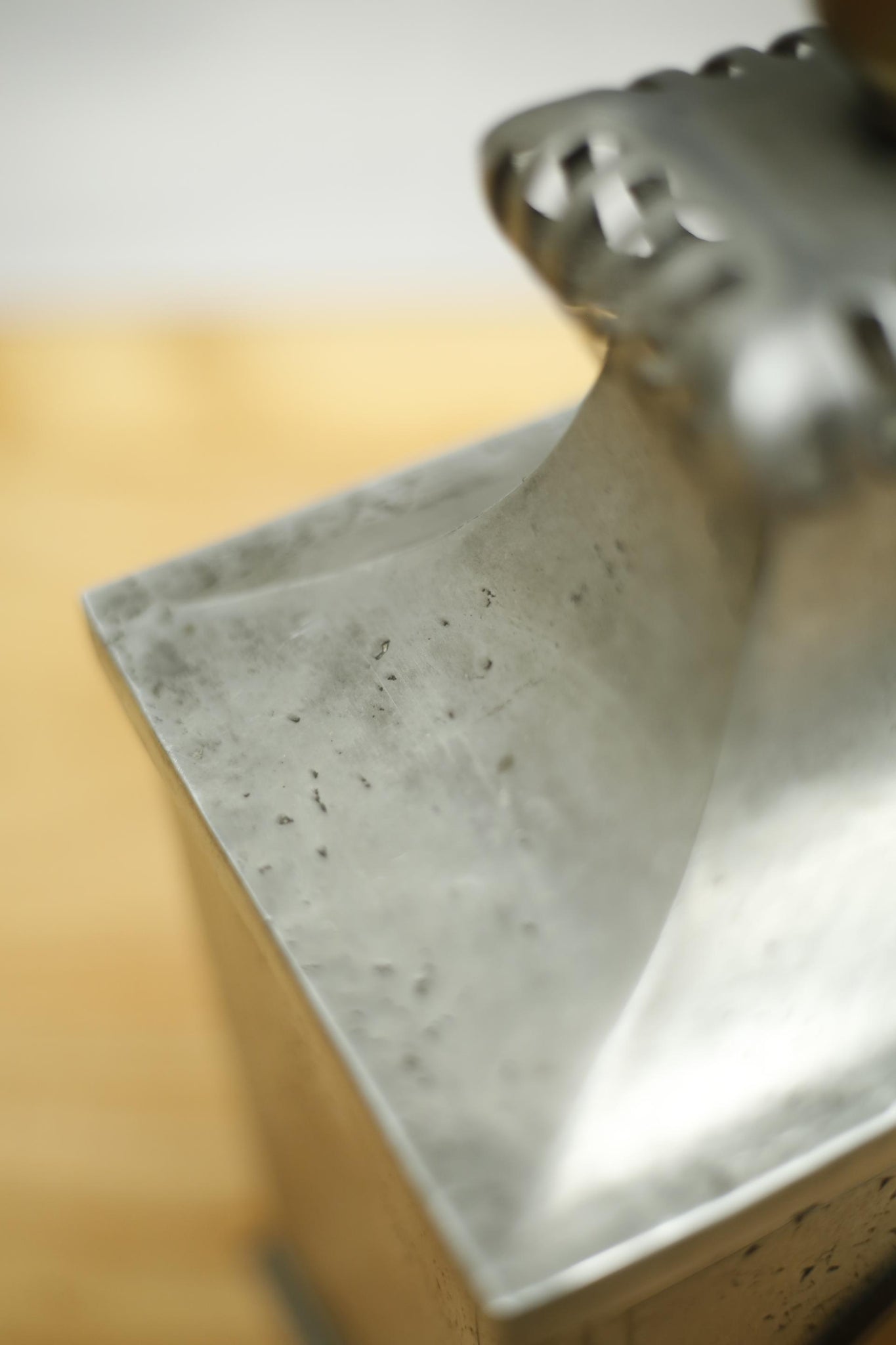 Mid 20th century Pewter and copper table lamp