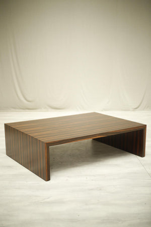 Mid 20th century Macassar ebony coffee table