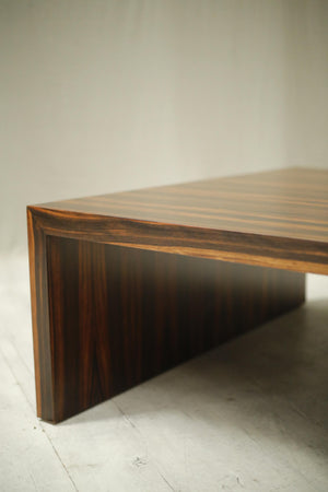 Mid 20th century Macassar ebony coffee table