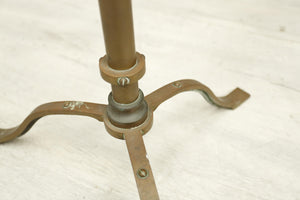 Arts and crafts adjustable brass floor lamp