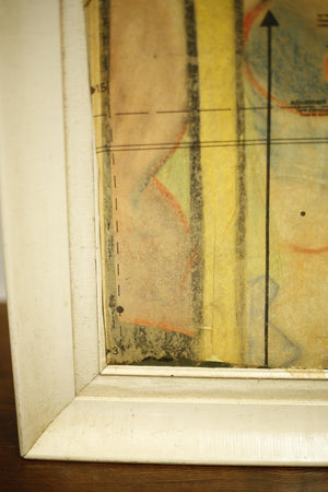 Nude breasts mixed media painting by Chris Brick - TallBoy Interiors