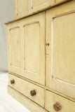 19th century Painted pine housekeepers cupboard