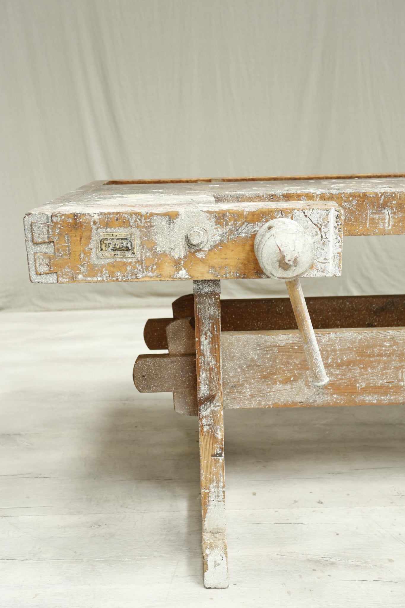 Early 20th century Swedish industrial workbench
