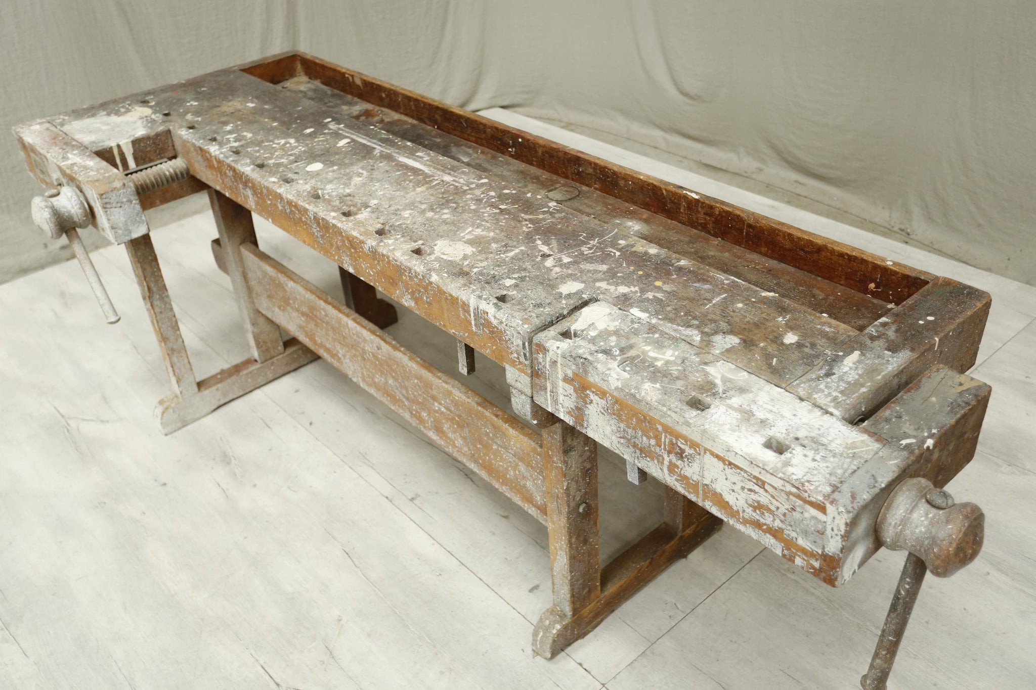 Early 20th century Swedish industrial workbench